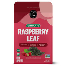 Organic Red Raspberry Tea Loose Leaf 4oz Resealable Bag Healthy Herbal Drink