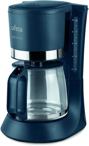 Ufesa CG7114 Capriccio Cafetera de Goteo, 6 Tazas, 600W, Jarra 0.6L, Filtro  Perm | eBay