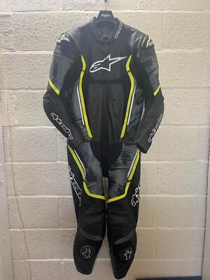 Combinaison moto une pièce Alpinestars Motegi V2 camouflage jaune - Main Image