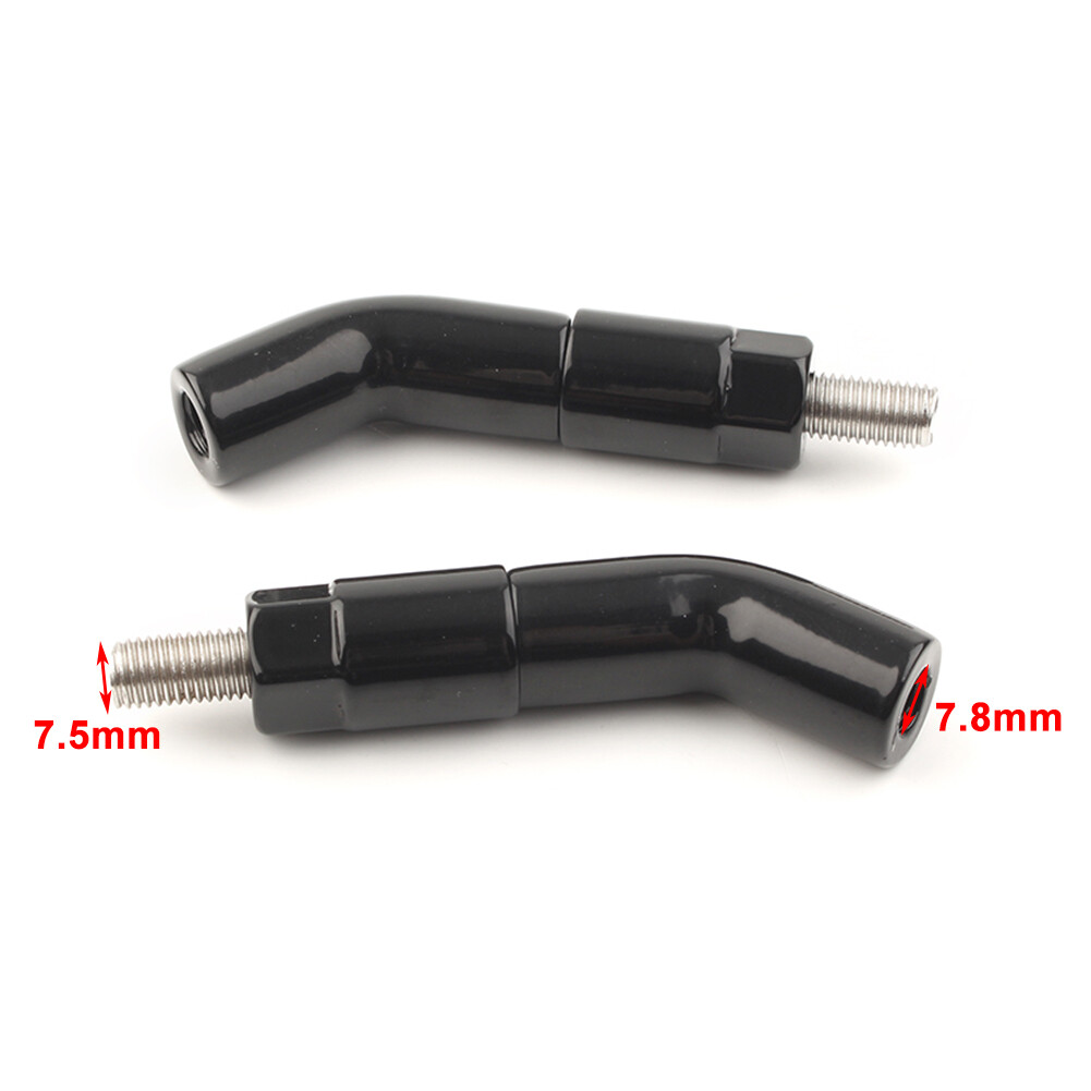 Mirror Stem Extenders for Harley Iron 1200 XL1200NS 20182019 Black eBay