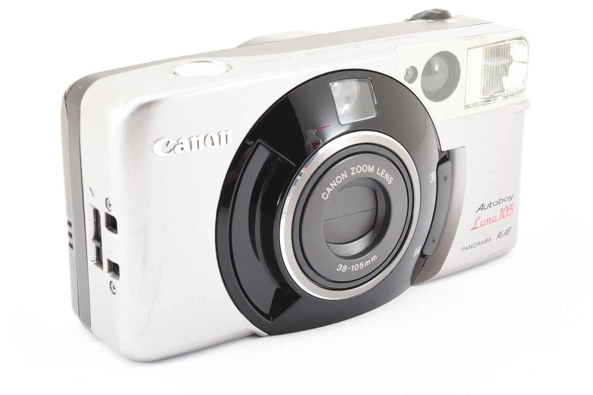 フィルムカメラ Canon Autoboy Luna 105 F0701-25ID p Exc+5] Canon Autoboy Luna 105 Panorama Ai AF Point & Shoot