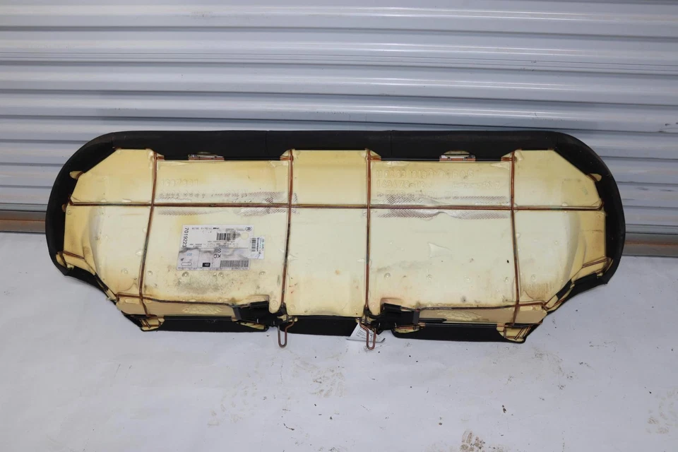 BMW X1 E84 2013-2015 asiento trasero cojín inferior cuero negro OEM Foto 4 de 4