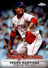 2019 Topps Chrome Update Pedro Martinez The Family Business #FBC-22 - Red Sox