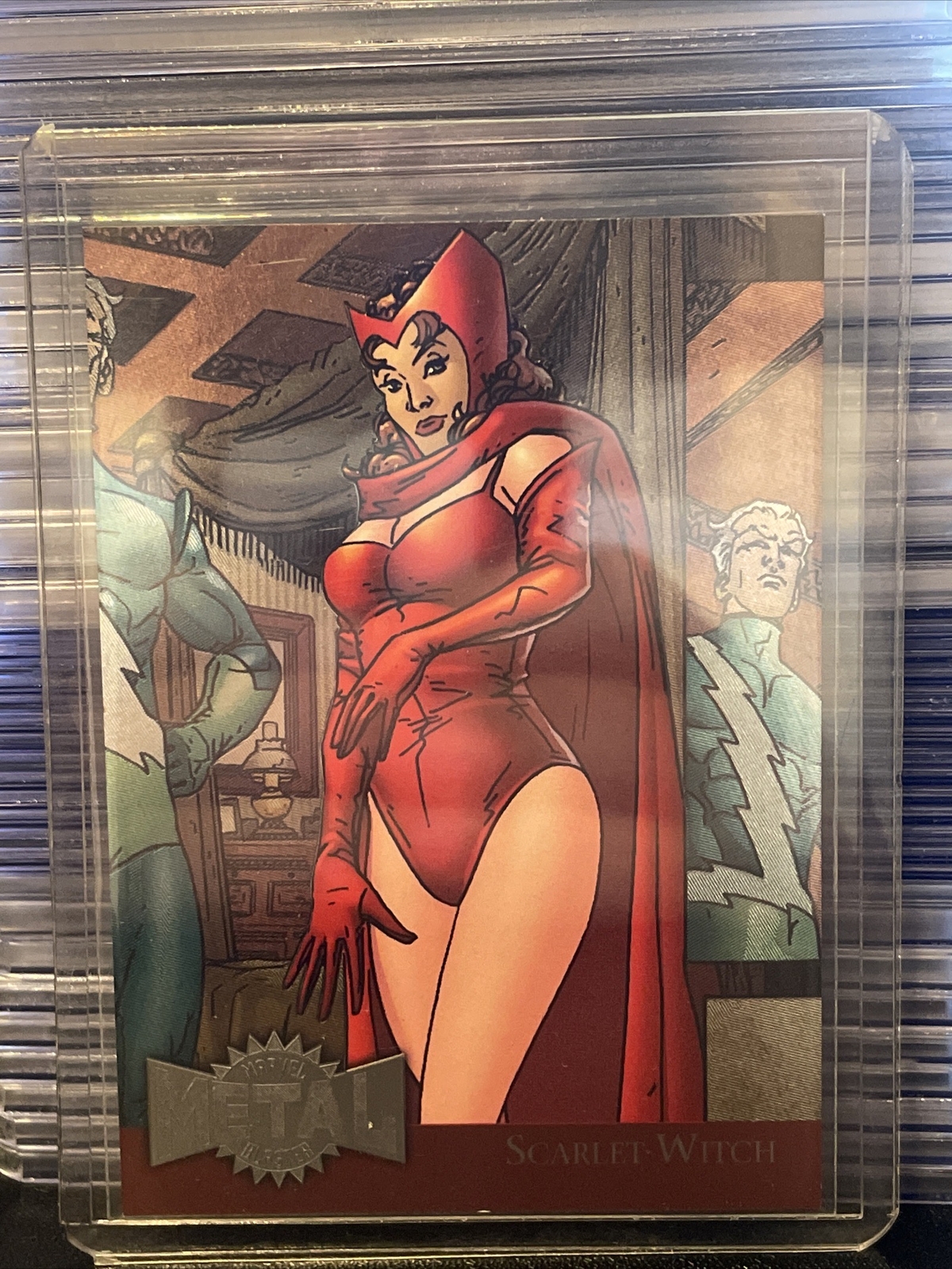 2015 Fleer Retro Marvel Metal Blaster #31 Scarlet Witch 🔥RARE🔥