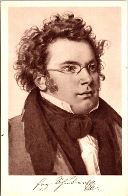Postcard Composer Franz Schubert Austria D159
