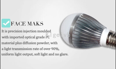 Ampoule LED Infrarouge (IR) E27 9W - 850nm Pour Vision Nocturne Caméras - Neuf