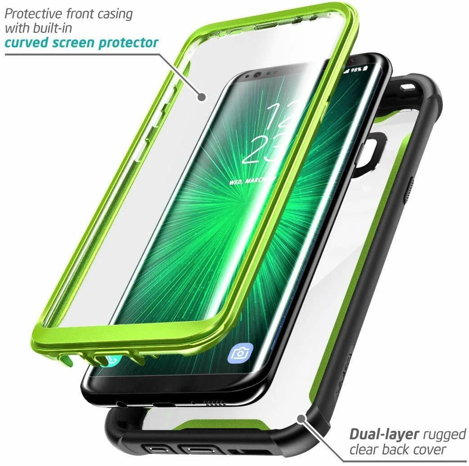 i-Blason Para Samsung Galaxy S8+ Plus, Capa Protetora Transparente 360 Capa Completa com Tela - Imagem 4 de 4