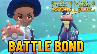 BATTLE BOND GRENINJA ASH GRENINJA  Pokémon Scarlet Violet Online Link Trade 