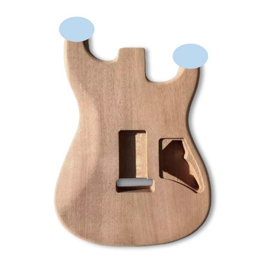 new Mahogany Guitar Body bolt on Locking nut HH style soild wood guitar