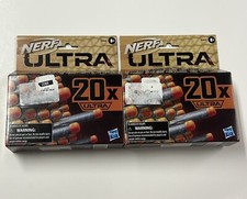 2 pks 40x - NERF Ultra 20x - Dart Refill Pack E6600 Farthest Flying Darts Ever