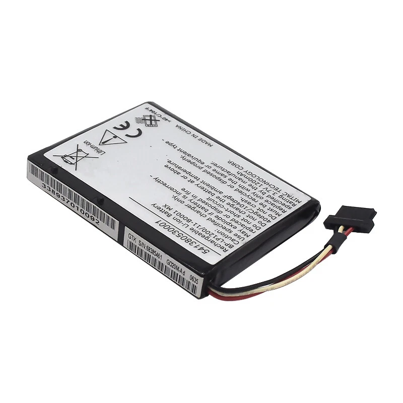 Batería Mitac 1200mAh 541380530001 para Navigon 5100 5100MAX Medion MD-95780 Foto 3 de 4