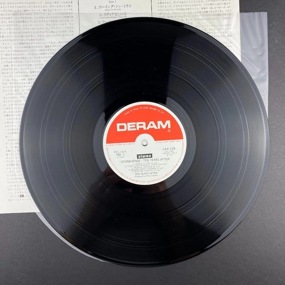 Ten Years After Stonehenge Japan Import 70s Classic Rock vinyl record LP NM M- - Image 3 of 4