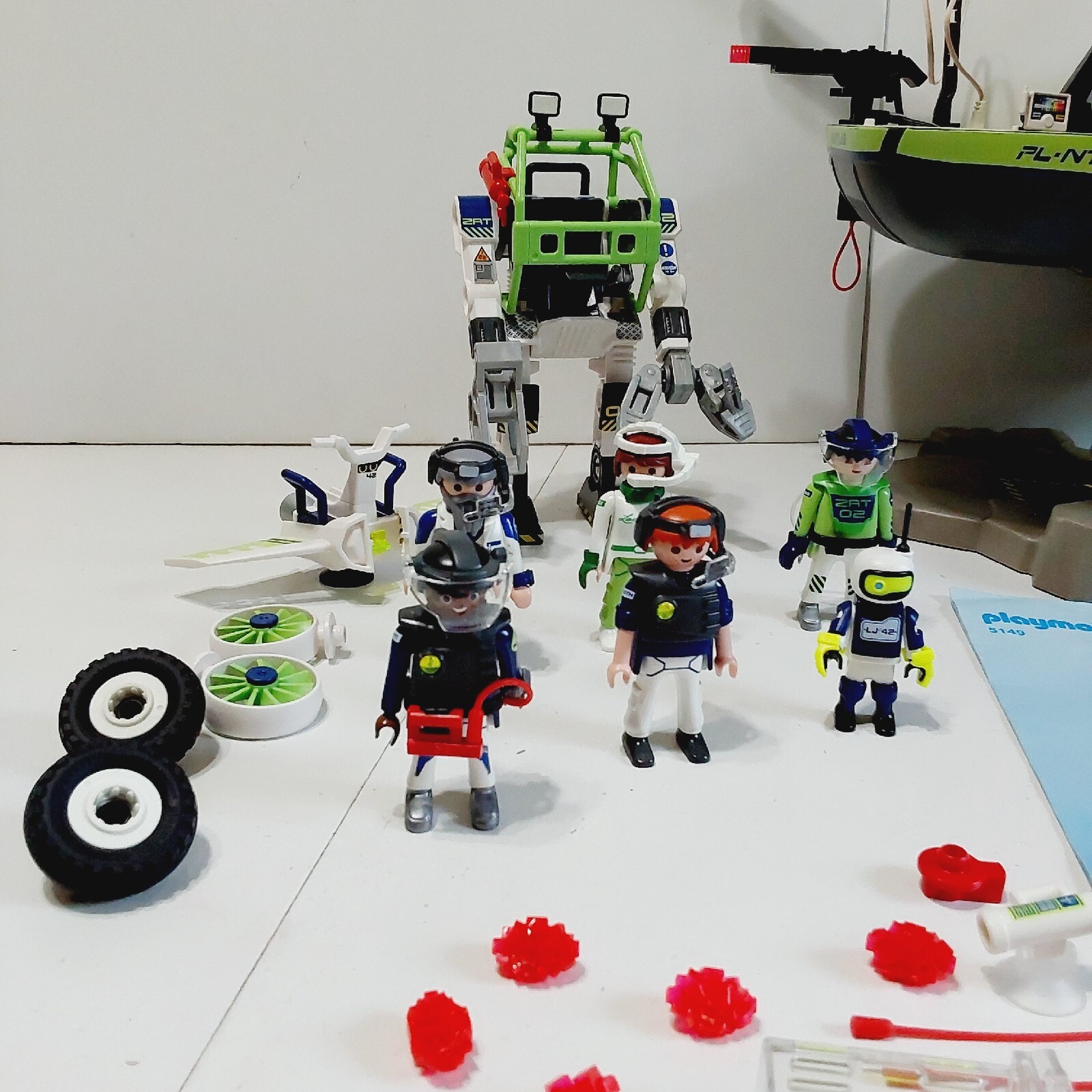 Playmobil 5149 Future Planet E-Rangers' HQ & Collectobot 5152 RETIRED ...