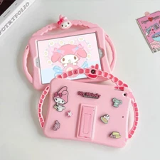 My Melody Kid Shockproof Handle Case Cover For iPad 10th 9 8 mini 6 5 4 Air 1 2