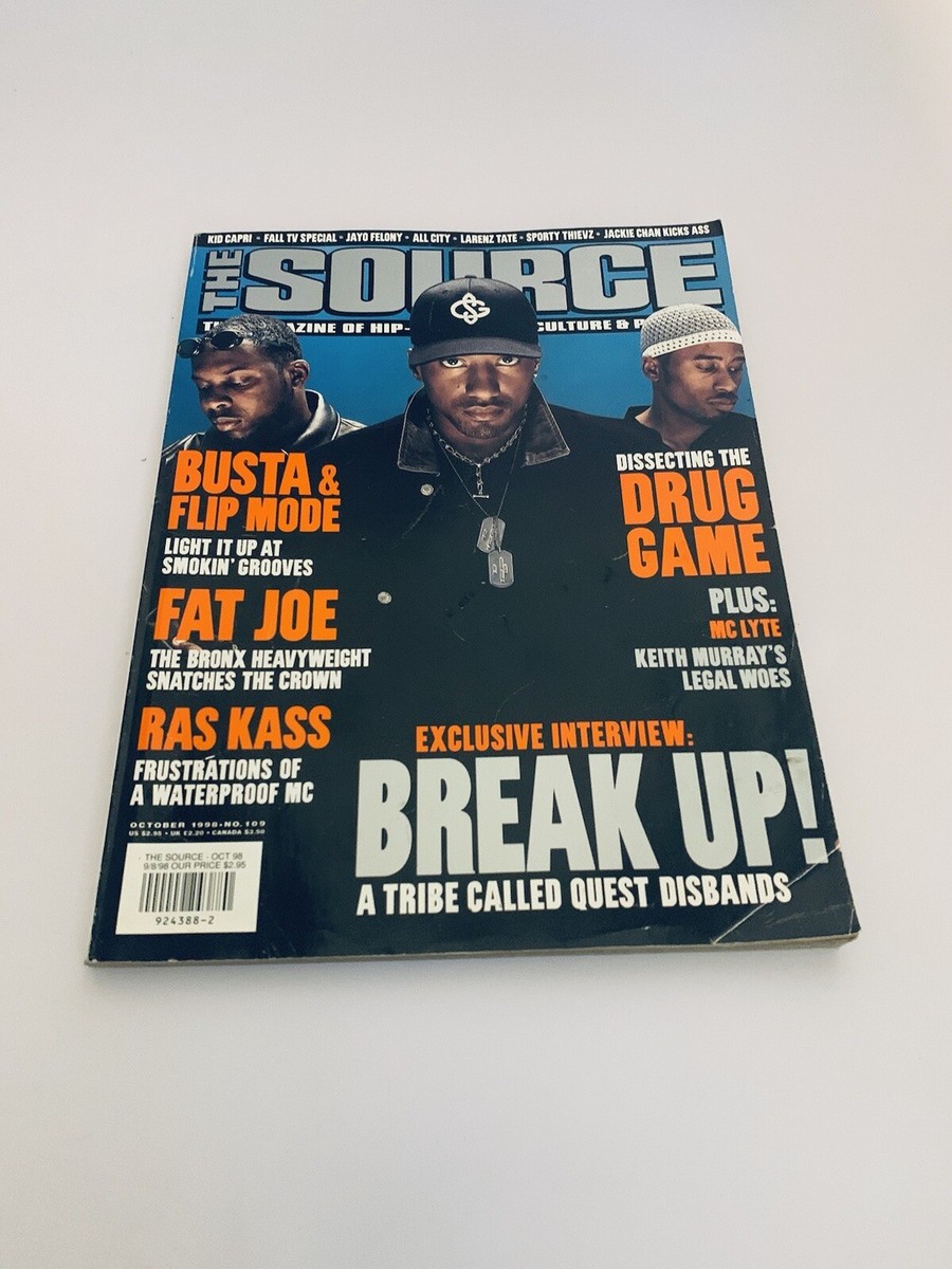 Source Magazine October 1998 A Tribe Called Quest ( Cover ) VERY