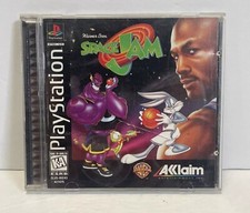 Space Jam (Sony PlayStation 1, 1997) Tested Complete with Registration Card CIB