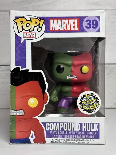 Funko Pop! COMPUESTO HULK #39 JUGUETE ANSIEDAD EXCLUSIVO ABOVEDADO MARAVILLA *DMG* SE ENVÍA AHORA