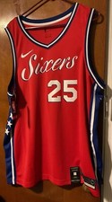 Nike Ben Simmons Philadelphia 76ers Swingman Red Jersey Men  s Size 2XL 56 NWT