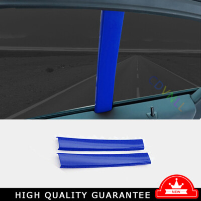 For BMW 5 Series G38 530Li 2018-24 Bright Blue Car Interior C-Pillar Trim Strip