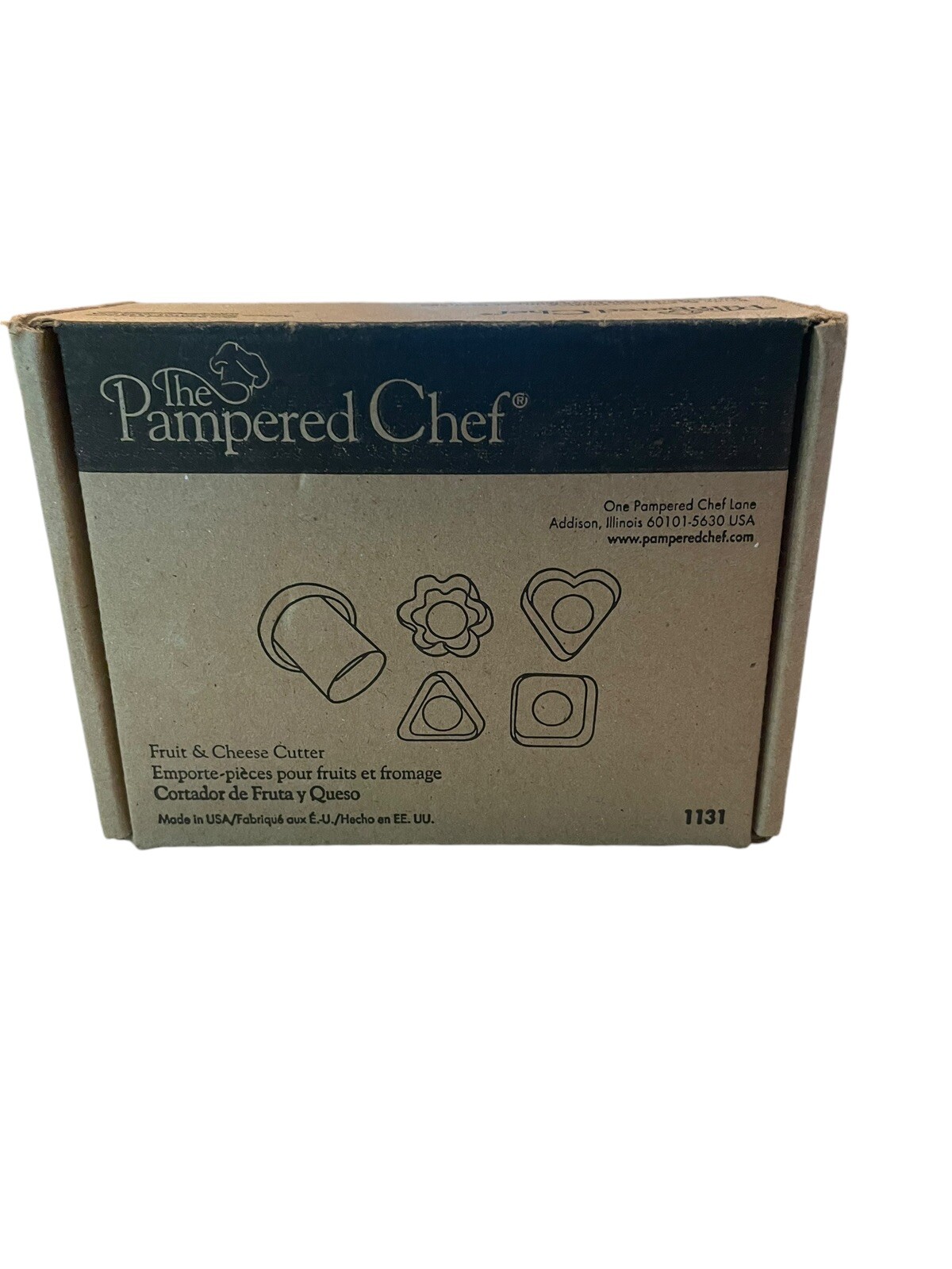 Pampered Chef Fruit Cheese Cutter Set in Original Box #1131