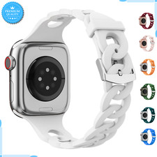 Replacement Band For Apple Watch Silicone Bracelet Adjustable Belt Wristband