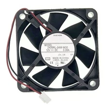 New Cooling Fan for 2406RL-04W-M30 DC 12V 0.08A 60mm 6015 Size 60x60x15mm 2-W...