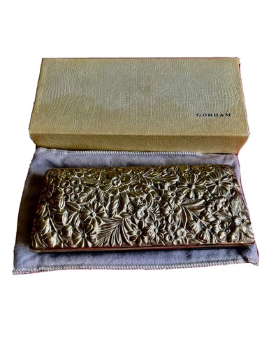 Gorham Sterling Silver Eyeglass Case with the original box and cloth pouch