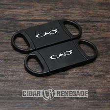 CAO Double Blade Stainless Steel Exact-Cut Cigar Cutter - 2 Pack