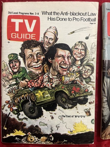 1973 74 79 TV Guide Lot (3) Mash No Mailing Label Good Condition - Picture 4 of 8