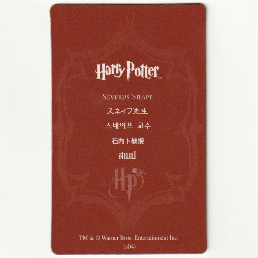 HARRY POTTER Chocolate Frog Card 3D Lenticular Holographic Red