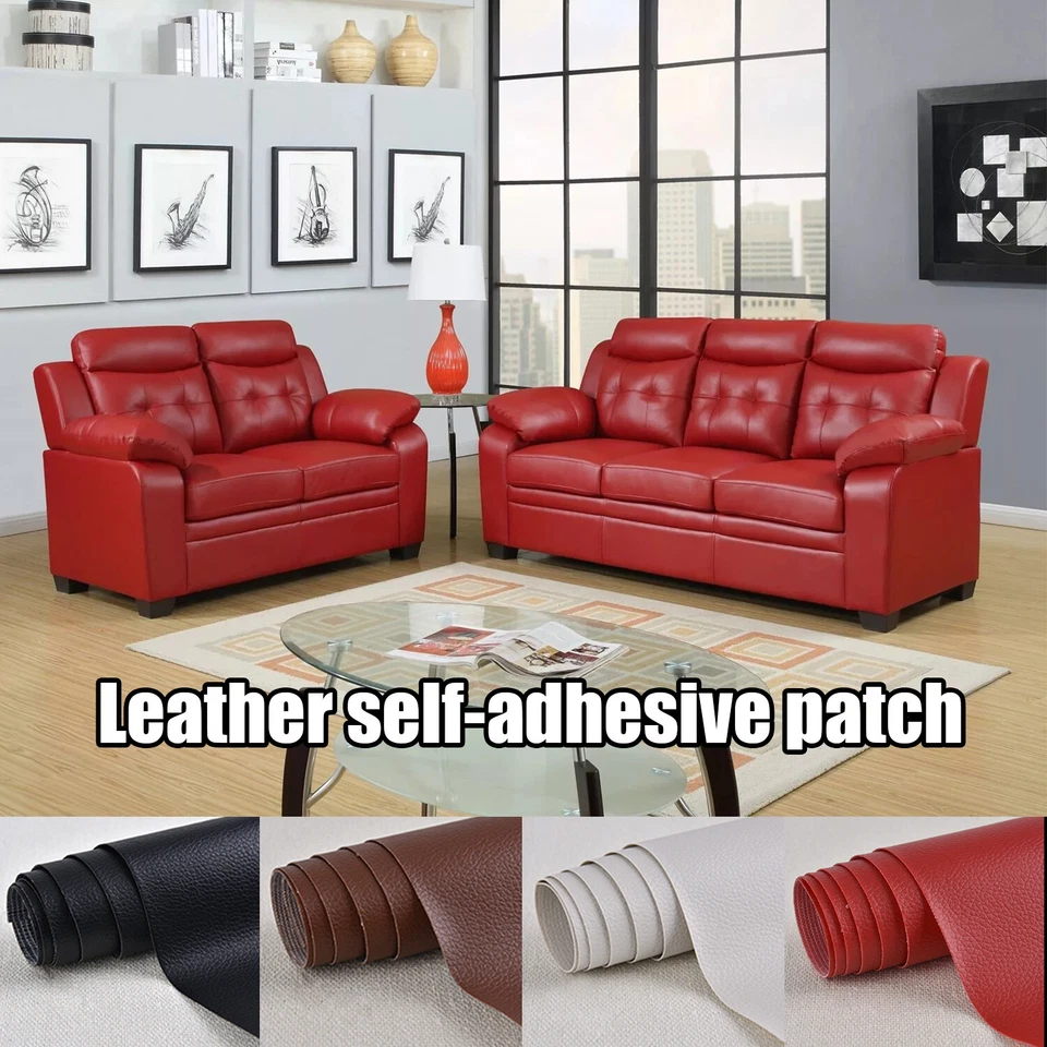 1/2/3stk Lederreparatur Kunstleder Flicken Selbstklebend Patch Sofa Reparatur - Bild 2 von 4