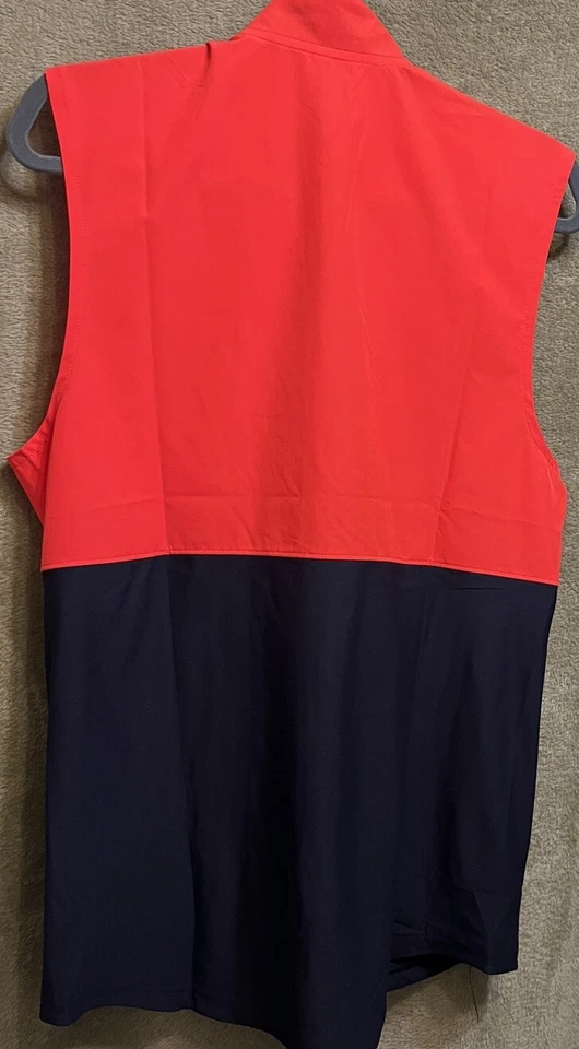 Under Armour Men's Full-Zip UA Vanish Hybrid Vest 1327655 Black/Red Size Medium - Image 2 of 4