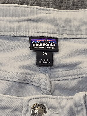 Patagonia Corduroy Pants Womens 29x31 Everyday Cords Slim Fit Mid