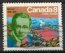 Canada 1974 Birth Centenary of Guglielmo Marconi SG 796 used C479