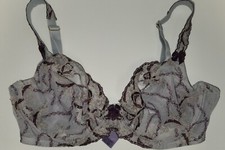 Alegro Lingerie Sheer Mesh Underwire Bra 9009A SIZE 34D