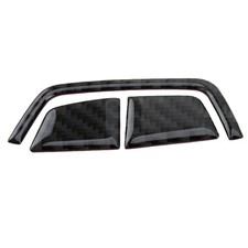 Kohlefaser Konsole Armlehne Knopf Abdeckung Dekor passt für BMW 6er E63 E64 Neu