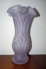 VASE PATE DE VERRE TEINTEE