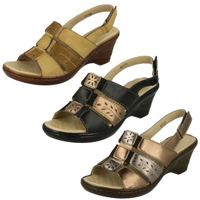 Damen Eaze Lässige Slingback Absatzsandalen