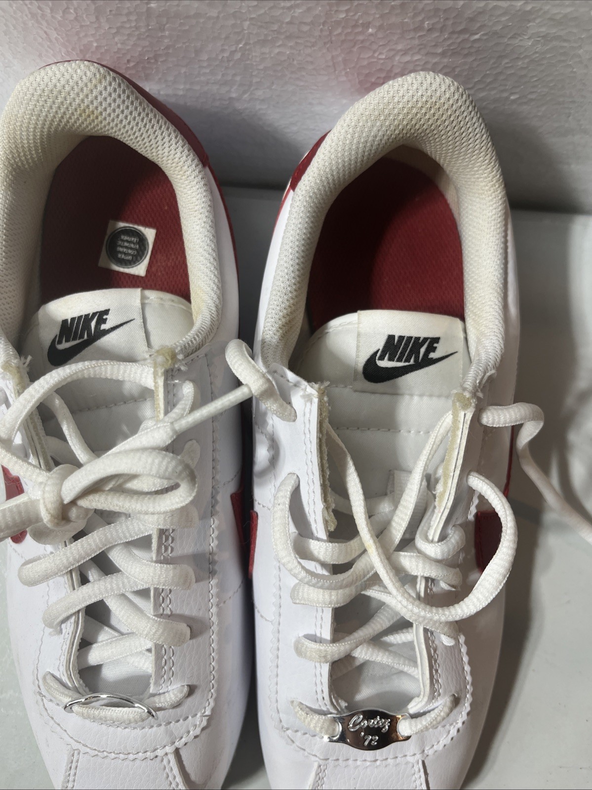 SAOLA Sneakers Nike Cortez taglia 6 giovani bianco rosso scarpe da ginnastica