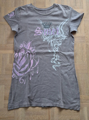 Smet by Christian Audigier Gr.L Shirt grau Ed Hardy