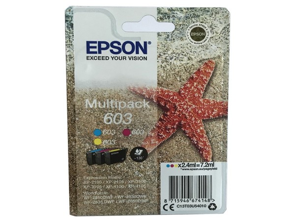 Original Epson Tintenpatronen T603 Cl Multipack FüR Expression Home XP-3105-image