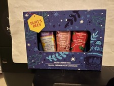 Burt's Bees Hand Cream Trio Set of 3 Hand Creams Moisturizing Lotions