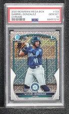 2023 Bowman Mega Box Mojo Refractor Gabriel Gonzalez #BCP-133 PSA 10 GEM MT 10a4