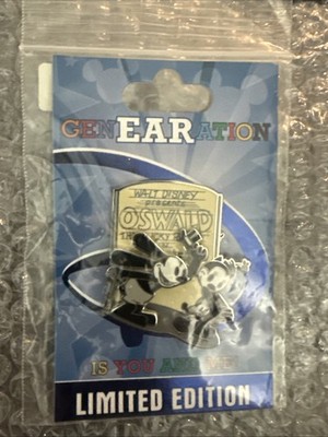 Disney Parks Oswald Lucky Rabbit & Ortensia GenEARation D 2015 LE 500 Pin! NEW!
