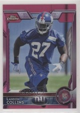 2015 Topps Chrome Rookies BCA Pink Refractor 220/399 Landon Collins #118 1l2