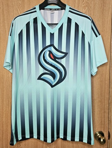 SEATTLE KRAKEN ADIDAS NHL JERSEY Size 54 2XL Rare! Nice!!
