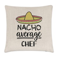Nacho Durchschnitt Chef Kissenbezug Worlds Best Favorit Cook Lustig Toll