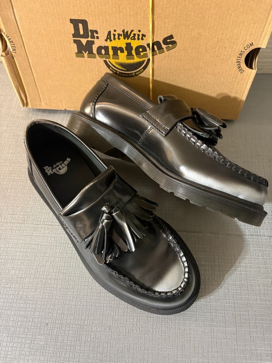 Dr. Martens Adrian Arcadia Rub Off Leather Tassel Loafers w  display picture 1