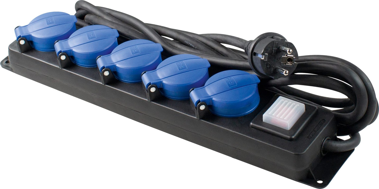 as-Schwabe Baustellen 5-fach Steckdosenleiste mit NUOVO