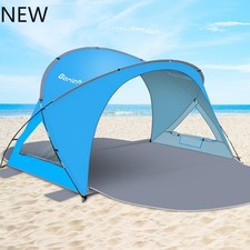 Gorich Beach Tent Sun Shelter with UPF50 UV Protection for 4 Person, Skyblue
